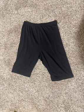 SHEIN Black Knit Bike Shorts